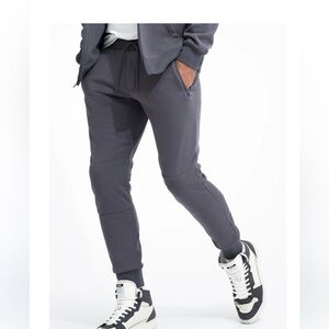 SWET TAILOR STRETCH FLEECE MONUMENT GREY COOL WEATHER JOGGER SZ MEDIUM NWT